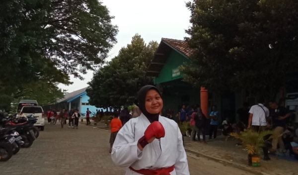 Azkiatur, Siswi SMA Muhammadiyah Kudus, Raih Juara 3 Karate se-Karesidenan Pati